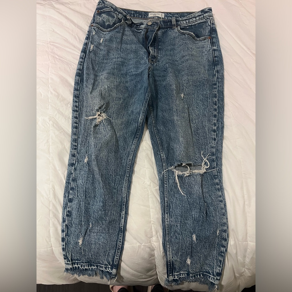 Abercrombie & Fitch Bre Sheppard Mom Jean